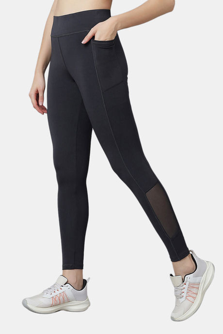 Red Rose Moisture Wicking Legging - M Grey — image 4